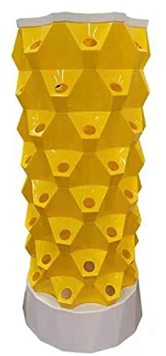 Torre hidropónica, Kit de Cultivo hidropónico de 80 macetas, Torre de jardín sin Suelo, Kit de Cultivo aeropónico para Interior y Exterior, Ideal para Cultivar Hierbas, Frutas y Verduras.