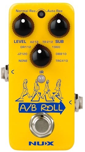 NUX A/B Roll Octave & Loop Pedal mit IR-Cab-Sim & USB-Audio