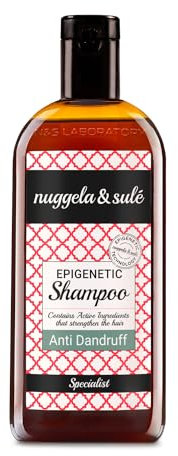 Nuggela & Sulé Anti-Schuppen-Shampoo. Mit Extrakt aus roter Zwiebel und Pirocton-Olamin. Beseitigt fettige und trockene Schuppen. Stellt die Haut der Kopfhaut wieder her. 1 x 250 ml