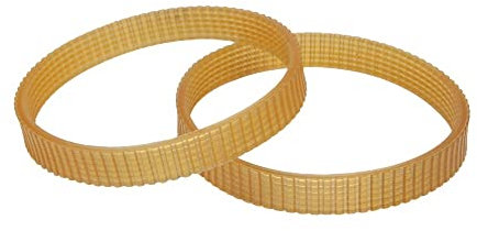 Courroie d'entraînement en PU de remplacement de courroie en V électrique 2pcs DW733 TYPE 1 12-1 / 2quot;Raboteuse