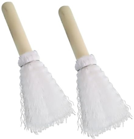 Alipis 2pcs Kitchen Brush Dish Cleaning Brush Pot Pan Scrubber Wood Handle for Kitchen