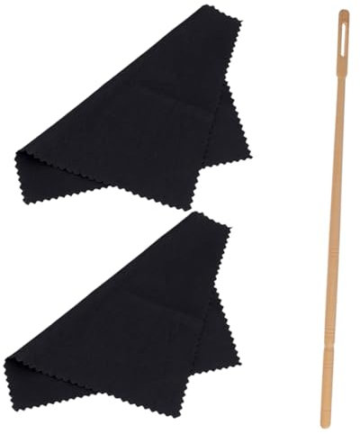 ifundom Flötenreinigungsset Mit Langlebigem Ahorn-holzstab Und Weichen Reinigungstüchern Professionell Wiederverwendbar Schonende Innenpflege Für Querflöte Und Blockflöte Praktisches Pfleg