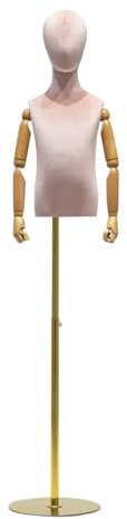 Bunt Kinder Torso Schneiderbüste Verstellbare Schneiderpuppe Schaufensterpuppe Schaufensterregal Leicht Zu Montieren Kopf Abnehmbar Kinderbekleidungsgeschäft(B,8 Years Old)