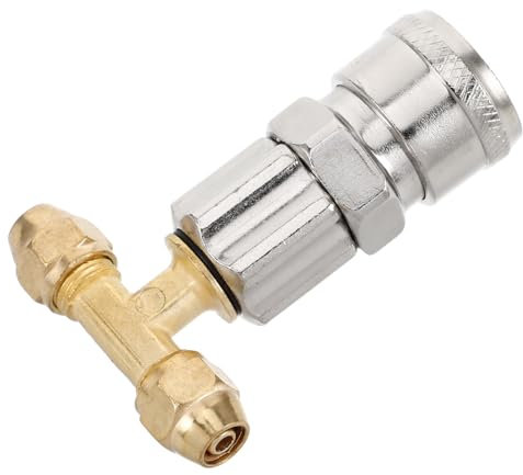 Alipis Kit Sostituzione Beccuccio per Bombole Gas con Giunto per Compressore Aria Raccordo Versatile per Accesso Rapido Gas su Camion e