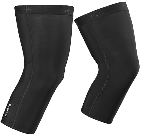 GripGrab PACR - Ciclismo termico per bicicletta, da uomo, per l'inverno, da corsa, con incisione, mountain bike, scaldamuscoli e ginocchia, scaldamuscoli