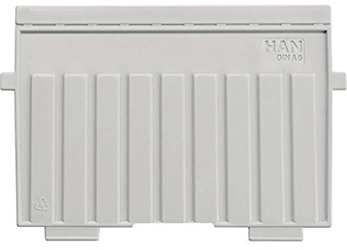 HAN 9026-11 Karteikästen, Tröge, Kassetten, Auszüge Plastik-Holz Stellbrett A6quer grau