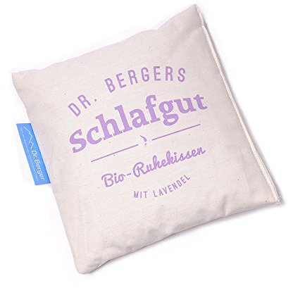 Original Dr. Berger Bio-Lavendelblütenkissen Schlaf gut 19x19cm