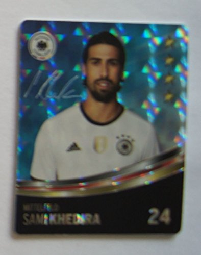 Rewe DFB Sammelkarten EM 2016 Auswahl aus allen 36 und Sammelalbum oder alles komplett (Nr 24 Glitzer Khedira)
