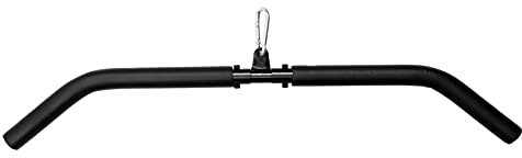 IMIKEYA Straight Bar Attachment for Cable Machine Fitness Pull Up Bar Bicep Pull Bar Pull Down Bar Strength Training for Home Gym Workout Equipment Supplies