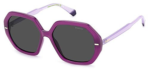 Polaroid Unisex PLD 4124/s Sunglasses, RY8/M9 Violet Lilac, L