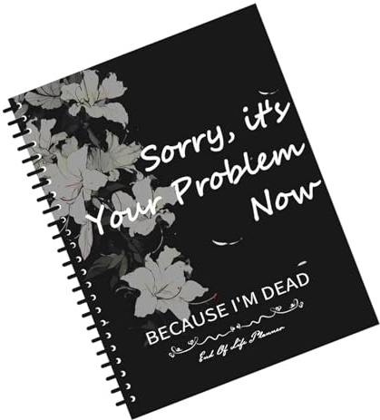 Life Planner Book - Organizador de información personal guiada, cuaderno de discos importante | OCUTA DE PLANIFICACIÓN FUNERAL