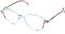 Carolina Herrera Unisex Brille Vista Her 0212 Jbw 50/18/145 Damen Sunglasses, JBW/18 Blue Havana, 50