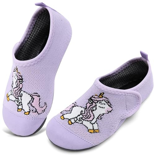 WateLves Pantofole per Bambini Unisex Scarpe a Magli Antiscivolo Ciabatte da Casa per danno la sensazione di camminare a piedi nudi Antiscivolo & Leggero