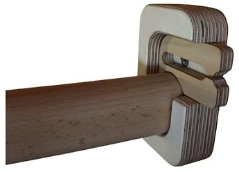 Bear On Bar – Robust, lättmonterad pull-up-stång med lås – upp till 145 cm till dörrkarm, dörrbredd – för övningar och träning av överkroppen