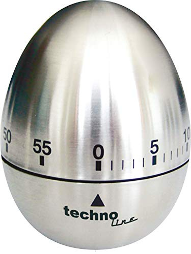 Technoline KZW II Analog Kurzzeitwecker Ei, metall