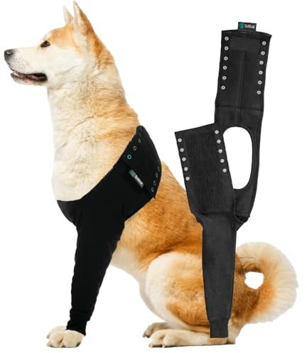 Suitical Recovery Sleeve Hund, XL, Schwarz