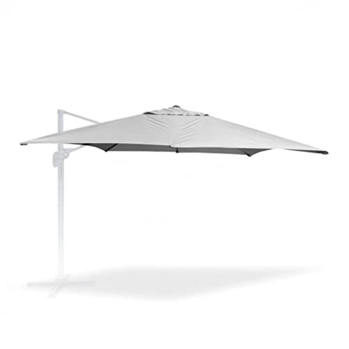San Marco Bâche de rechange pour parasol rectangulaire 4 x 3 m à 8 lattes imperméable de 180 g/m²