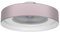 Ventilador IBOR rosa con plafon led y aspas interiores FABRILAMP