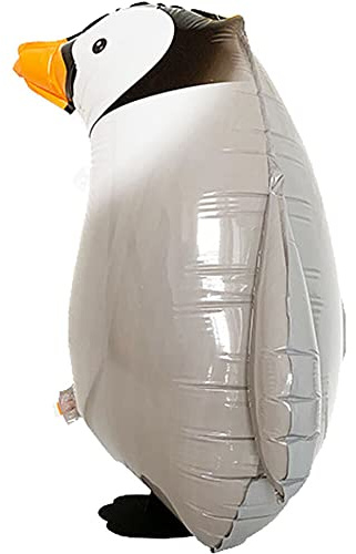 Airwalker Folienballons * Laufende Tiere * als Deko für Geburtstag und Party | 34-115cm groß | Walking Animals Kinder Kindergeburtstag Partydeko Luftballons Ballons, Edition: Pinguin