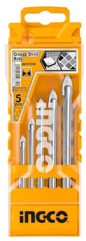 Ingco 5 brocas para cristal