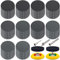 SIQUK 200 Pièces Disques de Ponçage 75mm Disques Abrasifs Ronds Grain 180-5000 Papier de Verre Sec à l'eau Feuilles Abrasives pour Métal Ponceuse Polissage Auto