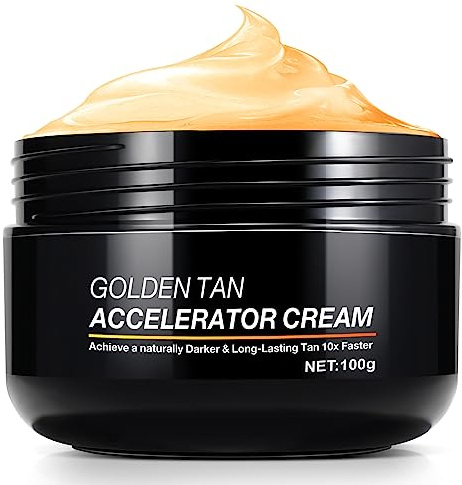 Gradual Self Tanning Cream 100g – Natural Looking Sun Kissed Glow, Moisturising Body Tanner for Face & Body, Buildable Bronzing Lotion, Fast Absorbing Self Tan Cream for Even & Streak Free Finish