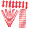 VICASKY Lot de 20 mini clôtures décoratives en bois flexible - Clôture de jardin miniature - Maison de poupée - Décoration créative pour jardins de fées bonsaï et terrariums