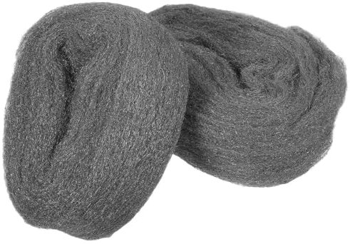 MKGAIN Laine d'acier Rouleau de Laine d'acier réutilisable, Outils de carrelage, Tissu de Polissage, Fil de Polissage Flexible en métal, 6 pièces Paille De Fer