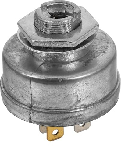 DOITOOL Interruttore di Accensione Elettrico per Tosaerba con Chiave Avviamento Stabile e Uso Intuitivo per Macchina da Giardino Ricambio Affidabile e Facile da Maneggiare