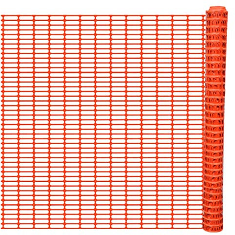 vidaXL Warnnetz 50m Schutznetz Fangnetz Auffangnetz Fangzaun Bauzaun Wildzaun