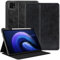 Zinibri Custodia Cover Tablet Compatibile con Xiaomi Pad 6/ Xiaomi Mi Pad 6 Pro 11 Pollici 2023 con Portapenna Pelle PU Multi-Angolo Supporto Protettiva Case Auto Svegliati/Sonno,Nero