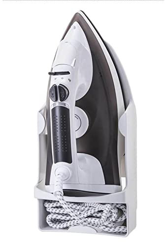 Restokki Wall Mounted Iron Holder - Heat-Resistant Organizer for Ironing Boards, Ideal for Closet and Hotel