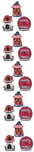 INOOMP 15stücke Teiliges Set Miniatur Feen Tür Dekorationen Für Garten Fairy Door Ornamente Für Bäume Märchenhafte Garten Deko Für Und Außen Geschenkidee Für