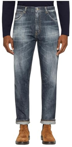 DONDUP, Jeans Paco Loose Fit a Cinque Tasche. UP612DFH270UHT2-PACO-800DENIM Taglia 33