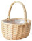 Cestino Picnic In Vimini Porta, Cestini Vimini Piccoli Con Manico, Portatile Cestino Portafiori, Cestino Pasquale In Vimini, Cestino Per Funghi In Vimini, Cestino Di Pasqua In Rattan(Naturale)
