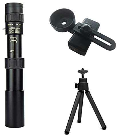 Jumelles HD Monoculaire Télescope Trépied Amélioré Dragonne - Monoculaire Haute Puissance avec Vision Claire en Faible Luminosité pour L'Observation des Étoiles Et La Chasse