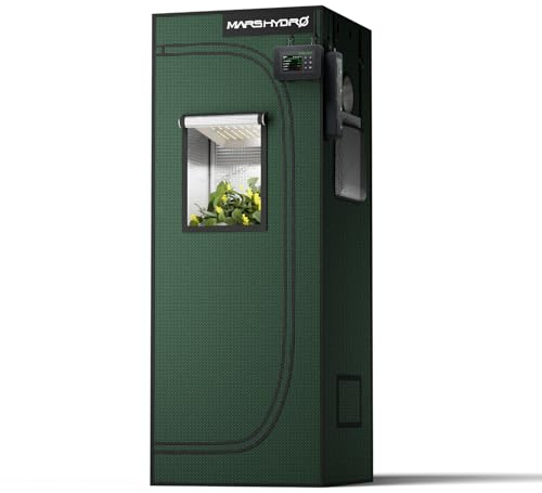 MARS HYDRO Growzelt Pro 60×60×160 cm mit 2000D Polyester Verdickte Plane