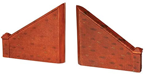 Hornby R8545 Skaledale 00 Gauge Brick Tunnel Portal Side Walling, Brown