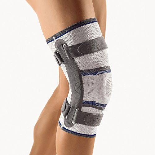 BORT Stabilo® Kniebandage mit Gelenk, Farbe silber XXL plus rechts