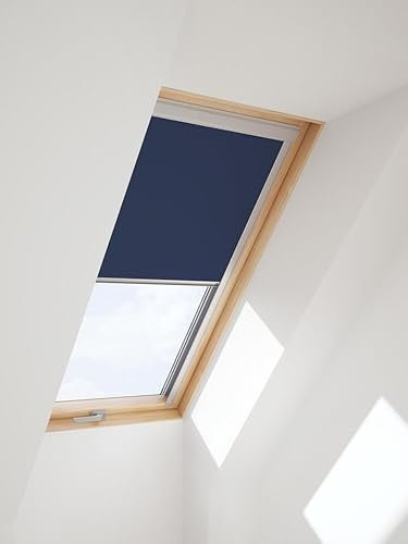 BAUBAY Verdunkelungs-Rollo CK04 | C04 | C4A | C4R für Dachfenster VELUX VELUX | BALIO | DAKSTRA | RoofLITE+ | SOLSTRO – Fast vollständige Verdunkelung | stufenlose Positionierung