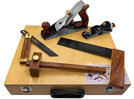 PAULIMOT Holzbearbeitungs-Set, 5-teilig, Rosenholz