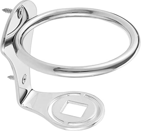 9Tong Bague Porte Boissons en Acier Inoxydable Acier pour Yachts Marins Porte Gobelets Bateau Plate Forme Universelle de Support de Boisson de Matériel