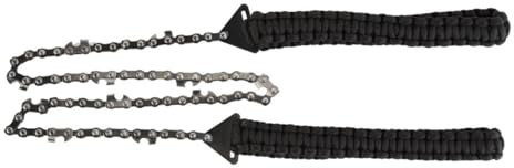 Hand Chainsaw Portable Rope Saw High-Carbon Steel Pocket Chainsaw 11 Teeth Bi-Directional Folding Chain Saw for Wood Cutting Survival Outdoor Camping