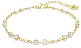 Swarovski Swa Remix Sträng, Vit, Blank guld