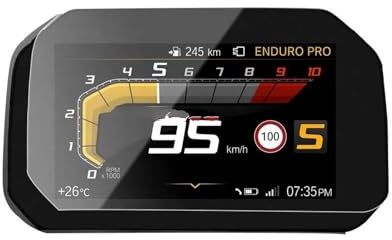 Proteggi Schermo Pellicola Per BMW Per R1300GS Per R 1300 GS 2023 2024 Moto Cruscotto Protezione Dello Schermo Anti-graffio HD Strumento Pellicola Protettiva Cruscotto Tachimetro Pellicola(2 Sets)