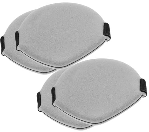 SMASOLO Borlas para Polvos Faciales Aplicador de Base Líquida 4 Unidades Diseño de Doble Cara Se Expande al Mojarse Accesorio para Maquillaje Profesional y Diario