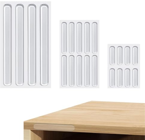 HABNI 22 Piezas Parachoques De Muebles,Almohadilla Autoadhesiva,Parachoques De Puerta De Gabinete Transparente De Silicona,Topes Adhesivos Transparentes,Para Protectores De Muebles Y Puertas