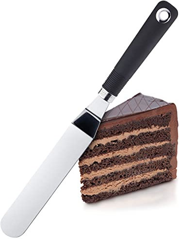 Sabatier Professional 22cm Palette Knife - Large Size for Easy Distribution. Glides Effortlessly. Perfect Tool for Spreading Substances Like Icing, Pastry and Cream.25 Year Guarantee.