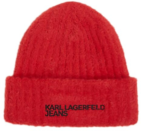 Karl Lagerfeld Jeans Damen Box Logo Beanie