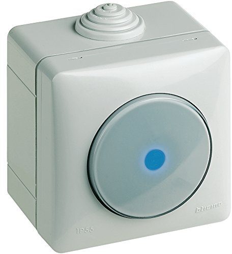 BTicino 26005 Pulsante da Parete, Bianco